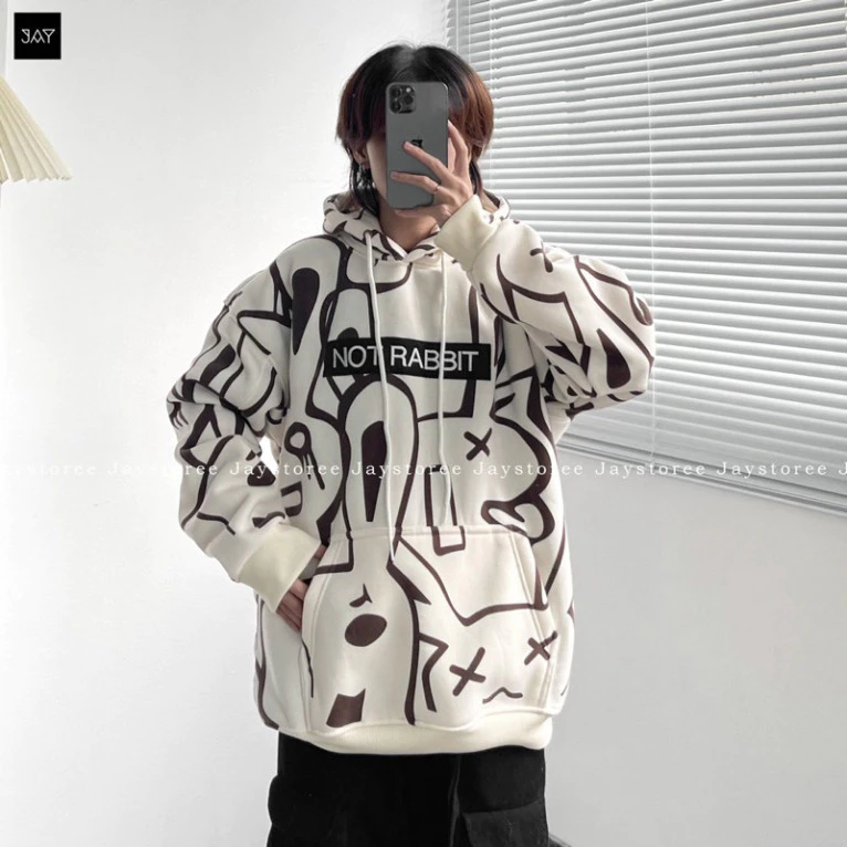 nhathohadogdejhh Áo Khoác Hoodie nỉ NOT Rộng Unisex Nam Nữ - JAYSTOREE 🖤 nhathohadogdejhh