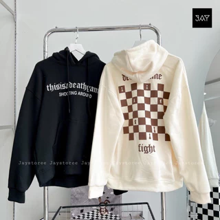 nhathohadogdejhh Áo Khoác Hoodie Nỉ Bônm nữ unisex/Áo hoodie có mũ form rộng Jaystoree 🖤 nh