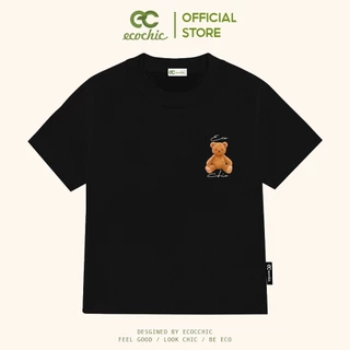 Áo Phông Baby Tee ECOCHIC SIMPLE TED Local Brand Chính Hãng Unisex Form Ôm Premium Cotton 100% F906