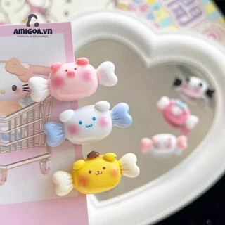 ✨✨Kẹp Tóc Mini Họa Tiết Hoạt Hình Trái Tim Sanrio Nhật Bản Dễ Thương Cho Bé Gái