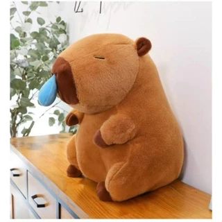 Gấu Bông Capybara Chảy Nước Mũi (Kéo ra được) Lotso.vn - Chuột lang Capibara nhồi bông ngộ nghĩnh đáng yêu Hot Trend