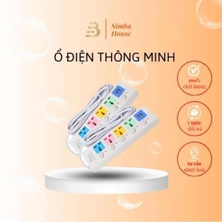 Ổ cắm điện USB, 2 cổng cắm USB cao cấp chống giật công suất 2500W tiện dụng - Simba House