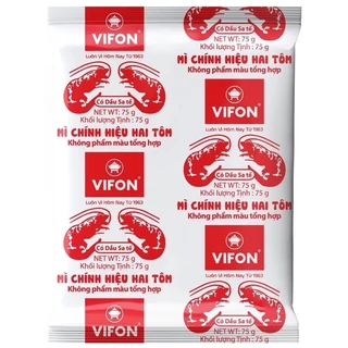 10 gói mì 2 con tôm mì giấy vifon chuẩn vị