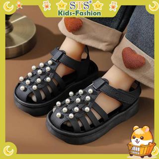 (Hàng đẹp) Dép sandal cho bé gái rọ đình ngọc êm nhẹ mềm STS Kids
