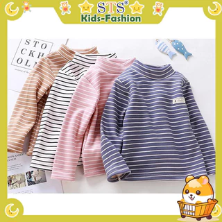 (Hàng đẹp) Combo 10 áo giữ nhiệt lót lông cho bé STS Kids