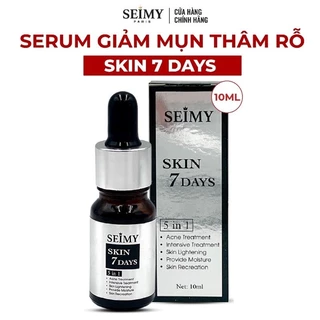 Serum giảm mụn, thâm rỗ Seimy - Skin 7 Days - [Công dụng 5 trong 1 hiệu quả sau 7 ngày 10ml]