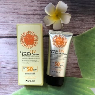 Kem chống nắng 3w Clinic Intensive UV Sunblock Cream SPF 50 🌤