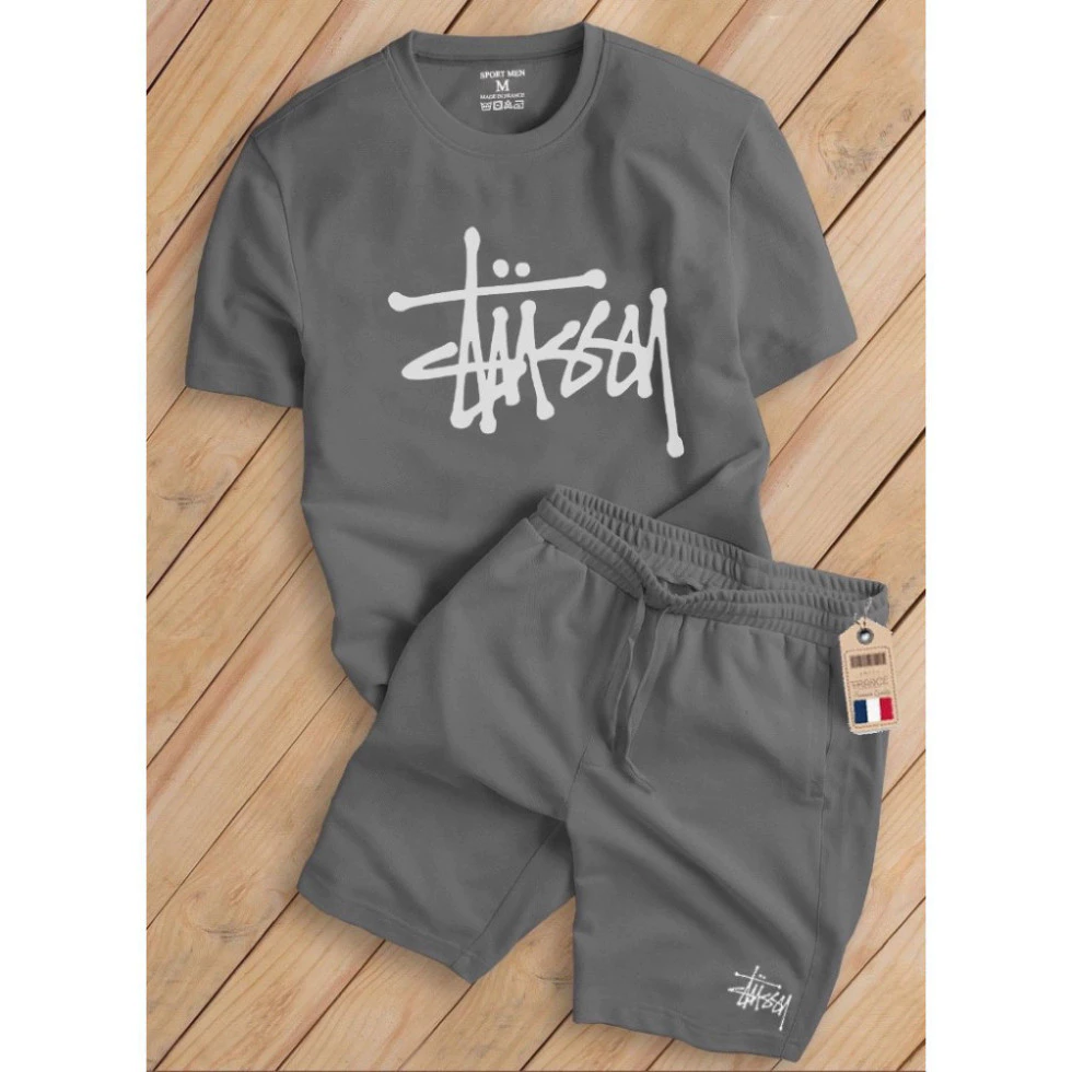 Bộ Đồ Nam Hè Họa Tiết Phong Cách Street Wear. chất thun cotton dày mát unisex nam nữ 2024