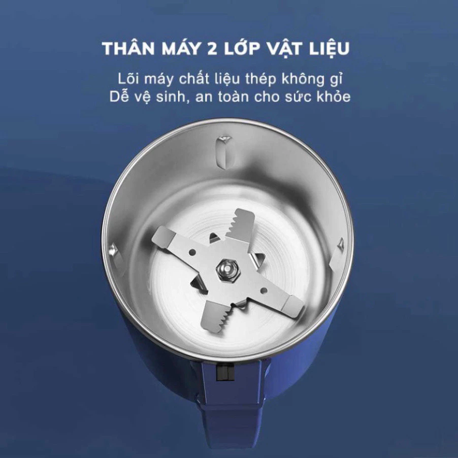 Máy Xay Hạt Khô Mini Smart Gadgets Đa Năng Công Suất 300W, Xay Bột Ngũ Cốc, Cafe, Các Loại Hạt Cực Nhanh Dễ Dàng Vệ Sin