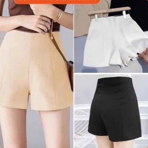 Quần Short Nữ AUTHENTIC TOTOSA SHOP Cạp Cao Siêu Tôn Dáng Chât Vải Cao Cấp_TT21