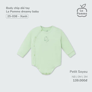 La Pomme - Body chip dài tay La Pomme Dreamy Baby   - NB 0M 3M - 25036011032B - SS24.T2A ZL22A