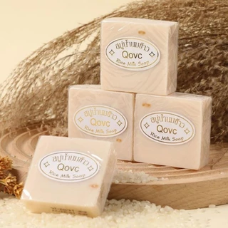 Xà phòng xà bông cám gạo Thái Lan Jam Rice Milk Soap giúp trắng da giảm thâm 65g