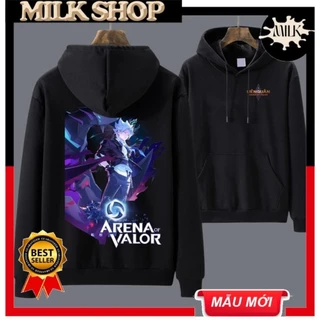 [MILK] Áo hoodie Liên Quân Mobile - hoodie Nakroth nỉ bông cực chất đủ size từ 30-70kg