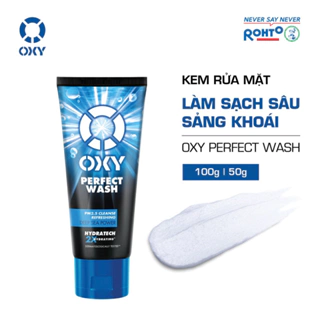 Kem rửa mặt sạch sâu bụi mịn PM2.5 - mát lạnh OXY Perfect Wash 100g