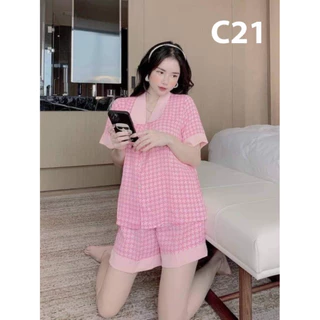 [ SIZE 38-59KG] Bộ ngủ nữ pijama mặc nhà áo cộc quần đùi giá siêu rẻ- thời trang nữ hè-thoitrangiare06