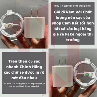 bộ sạc nhanh 20w bóc máy chính hãng củ 20w zin theo máy