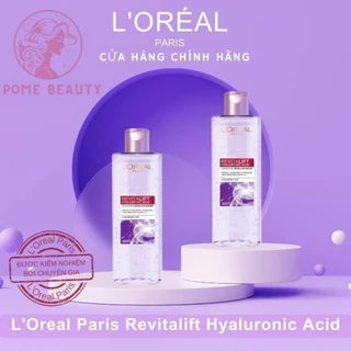 Nước Tẩy Trang Cấp Ẩm Căng Mịn Da L'Oreal Paris Pure Revitalift Hyaluronic Acid 400ml dành cho da dầu mụn, da khô- POME
