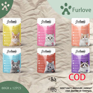 Furlove Pate  gói 80g cho mèo con mèo lớn mèo kén ăn tổng hợp 7 vị PetCare