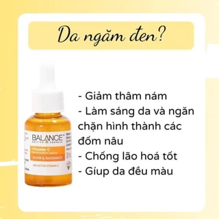 Vitamin C Balance Tinh chất giảm thâm trắng da Active Formula Brightening 30ml +Auth