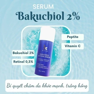 Serum Bakuchiol Retinol K Lady Care 50ml tái tạo tế bào mới collagen và chống oxy hóa phục hồi da