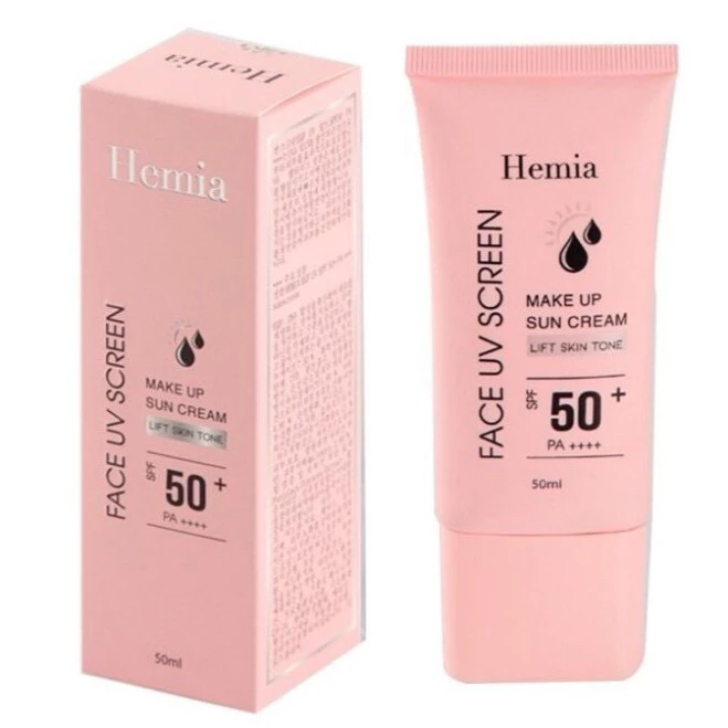 Kem chống nắng Hemia ( Hemia Hàn Quốc) dưỡng trắng make up bảo vệ da, chống lão hóa