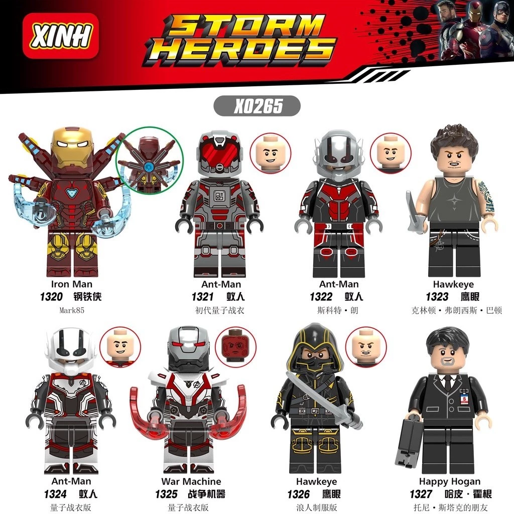 Đồ chơi lắp ráp  Minifigures nhân vật Marvel Endgame X0265