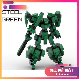 Đồ chơi lắp ráp Moc Mech Robot Steel Green