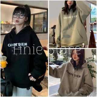 BB . Áo Hoodie Nỉ Ngoại Unisex CARPE DIEM 🦋 Áo Nỉ Nam Nữ Dáng Thụng 2 Màu 🦋 A01