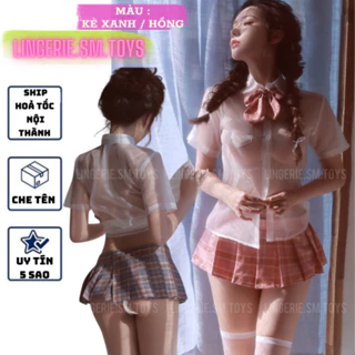 ME1529 - Trang Phục Nữ Sinh Phong Cách Nhật Bản Thiết Kế Áo Voan Trong Gợi Cảm Cosplay sexy gợi cảm