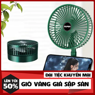 siêu giảm giá -  Quạt Tích Điện Gấp Gọn SUPER