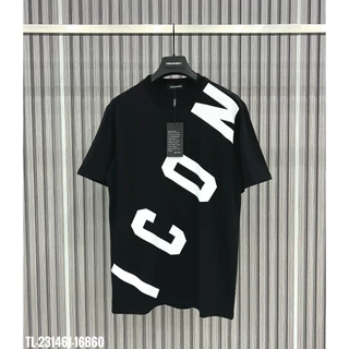 [H4] [H3] Áo Thun ICON Phối Logo Chạy Chéo Cao Cấp Chất Vải Cotton Thoáng Mát Co Dãn 4 Chiều Siêu Hót Hè 2023 2024