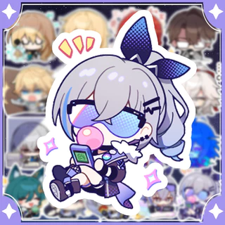 [Honkai Star Rail] Sticker hacker Silver Wolf, Loucha, Seele, Bronya, Jing Yuan và các nhân vật khác