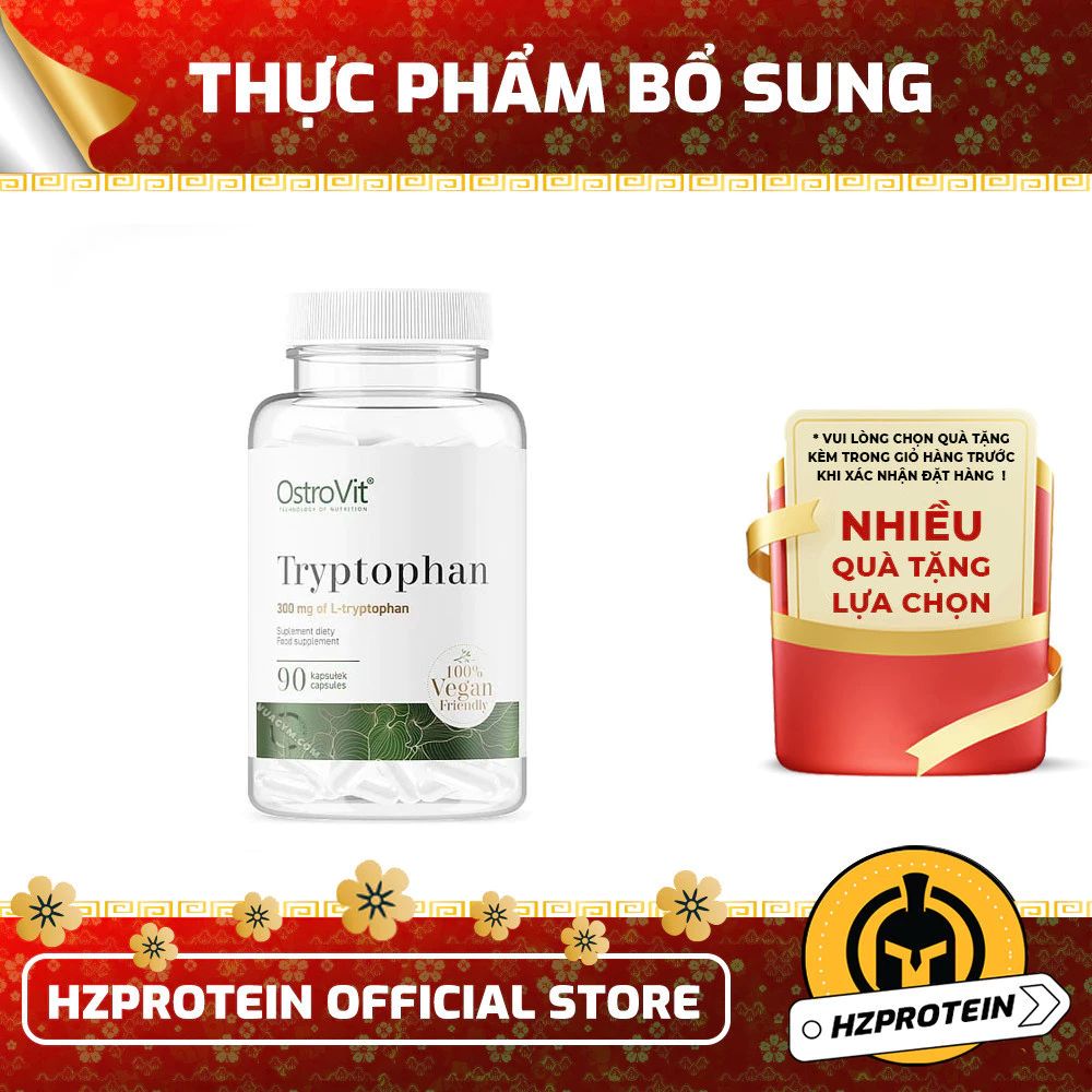 OSTROVIT TRYPTOPHAN - VIÊN UỐNG HỖ TRỢ, CẢI THIỆN,GIÚP NGỦ SÂU, NGỦ NGON, TĂNG SỨC KHỎE CƠ THỂ (90 VIÊN)