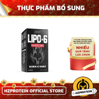 LIPO6 HARDCORE - ĐỐT MỠ MẠNH NHẤT, PHIÊN BẢN HOÀN TOÀN MỚI CỦA LIPO-6 RX (60 VIÊN)