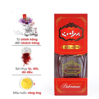 Nhụy Hoa Nghệ Tây thương hiệu SAFFRON BAHRAMAN lọ 0,5Gr