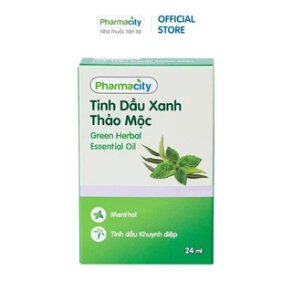 Tinh dầu Pharmacity xanh tinh chất thảo mộc (Chai 24ml)