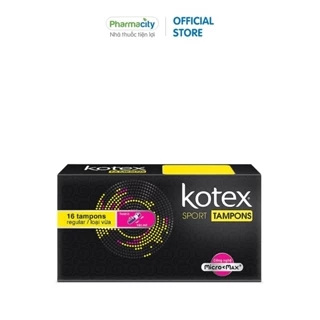 Băng Kotex vệ sinh Luxe Tampons (16 Tampons loại vừa/hộp)