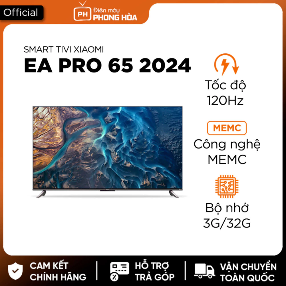 Smart Tivi Xiaomi Ea Pro 65 inch- Bảo Hành 12 Tháng