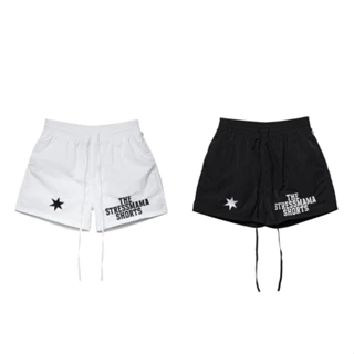 Quần short Stressmama logo in vải dù nhăn dày cao cấp , thoáng hút mồ hôi phong cách streetwear hot trend