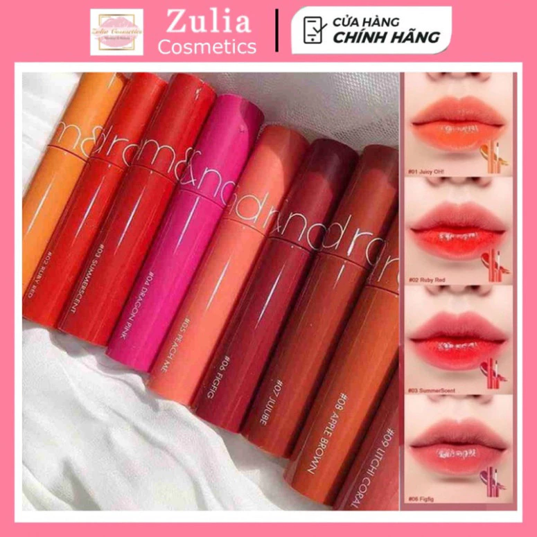 [FREE SHIP] Son Romand Juicy Tint 23 Nucadamia căng mọng môi nana