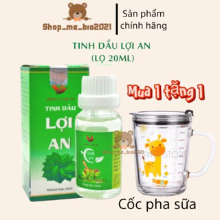 Tinh dầu bôi ho,sổ mũi, khò khè Lợi An cho bé chính hàng- Có quà tặng