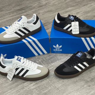 Giày_Adidas Samba Đế Thấp 2 Màu Đen Trắng,Giày Samba Thời Trang Cao Cấp Đủ 2 Màu