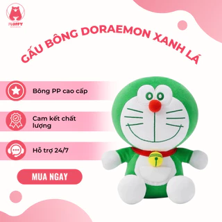 Gấu bông Doraemon xanh lá