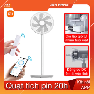 Quạt đứng tích điện thông minh Xiaomi Smartmi Standing Fan 2S - Bản quốc tế mihome bảo hành 12 tháng