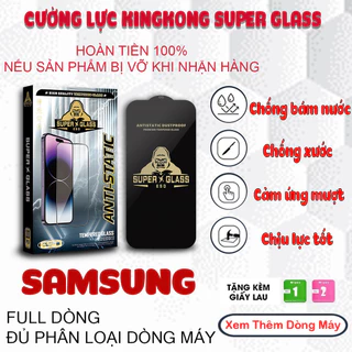 Kính cường lực King Kong Glass SAMSUNG đủ mã M20 M33 M30S M21 M30 M14 M34 M54 M51 Full màn LOẠI 1