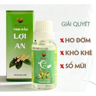 Tinh Dầu Lợi An Bôi Ho Khò Khè Giảm Ho cho Bé 20ml