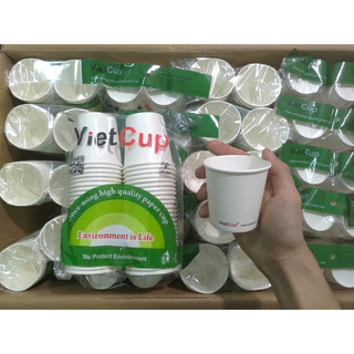 Ly Giấy Vietcup 6Oz 180ml-Cốc uống nước không nắp