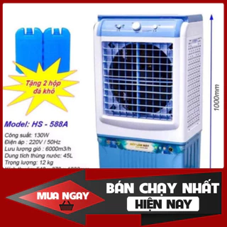 [siêu rẻ]  ( giá tốt 45l) QUẠT ĐIỀU HOÀ HƠI NƯỚC HS588A HOT 2023