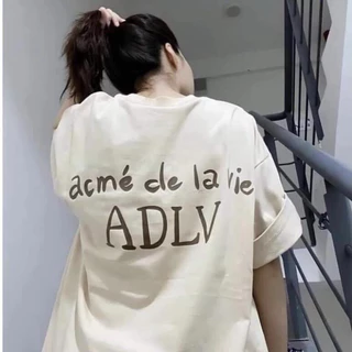 Áo Thun Unisex ADLV Chữ Nâu ROMANCE Form Rộng 100% Cotton Co Giãn Mềm Mịn Thoáng Mát