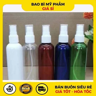 [Buôn Sỉ Giá Gốc] Chai Xịt Phun Sương ❤ Vỏ Nhựa Pet Xịt Phun Sương 10ml,15ml,20ml,30ml,50ml,100ml Chiết Nước Hoa